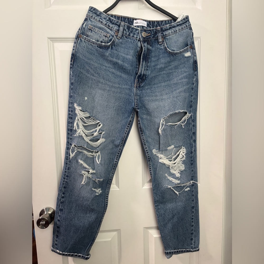 Zara mom jeans